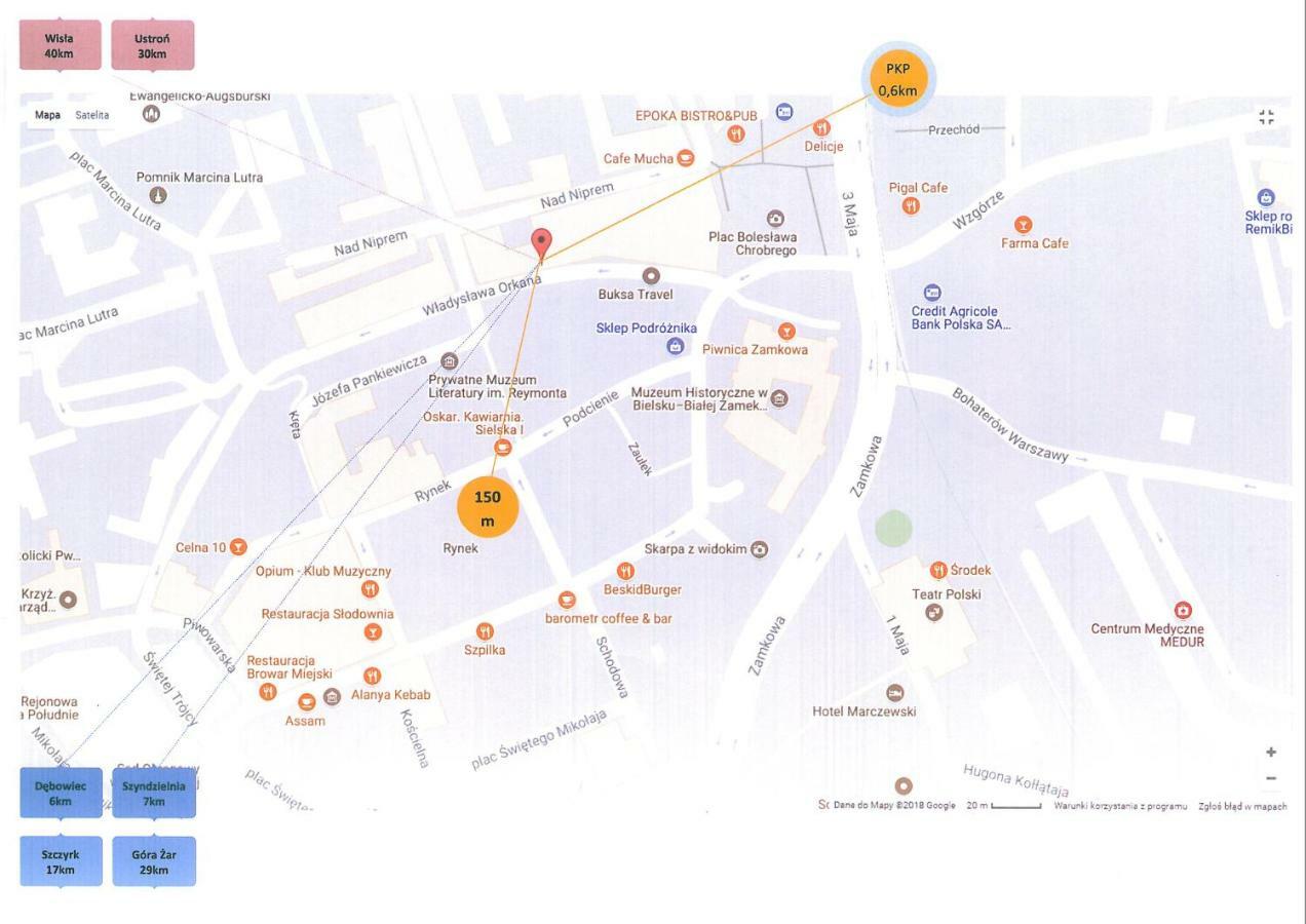 Apartamenty Orkana Bielsko-Biała Ngoại thất bức ảnh